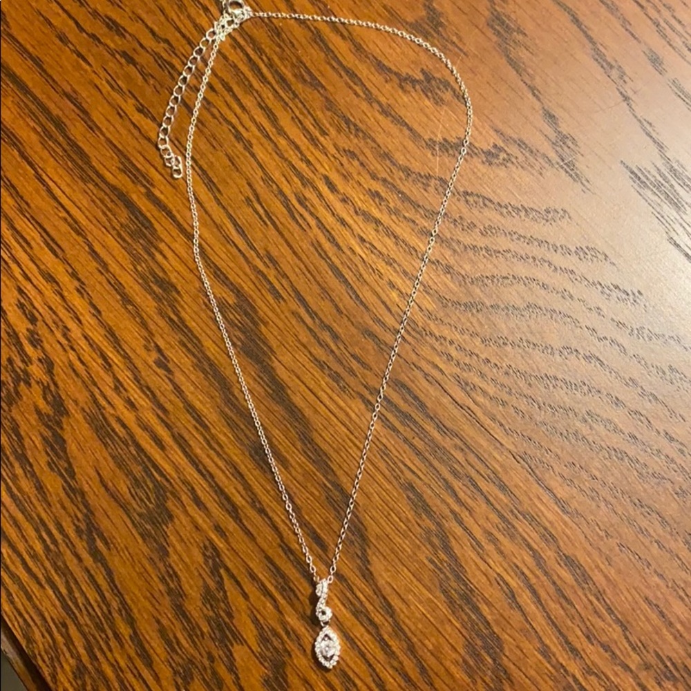 Cubic Zirconia and Sterling Silver necklace